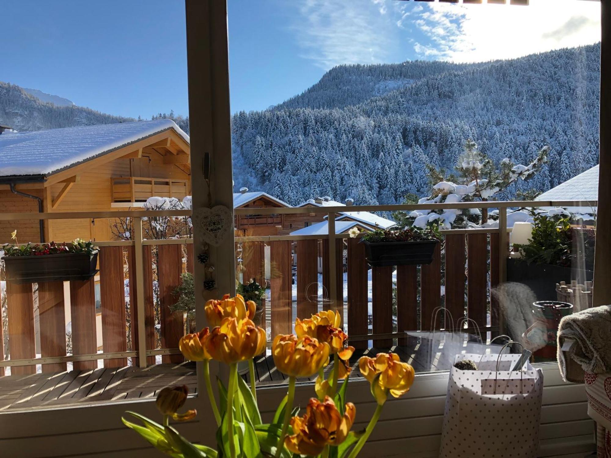 Appart Entre Lac Et Montagne Saint-Jean-de-Sixt Exterior foto